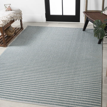 Aarhus Minimalist Scandi Striped Area Rug